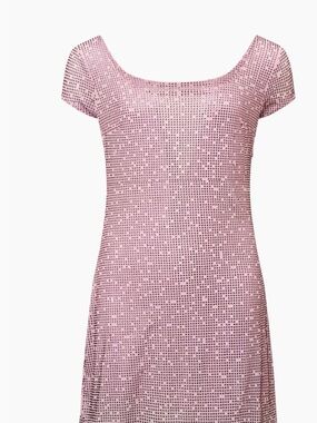 LoveShackFancy | Tween Liselle Sequin Mesh Mini Dress